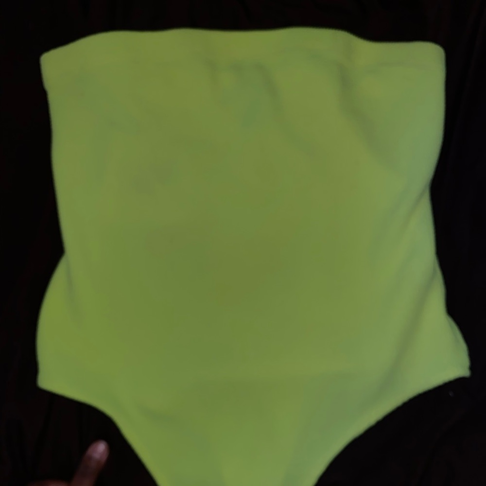 Lime Green Bodysuit (FOREVER 21) Never WORN